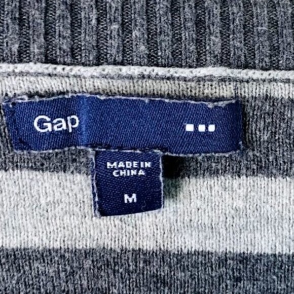 Gap Nautical 3/4 Sleeve Crew Neck Lightweight Casual Sweater - Picture 8 of 9